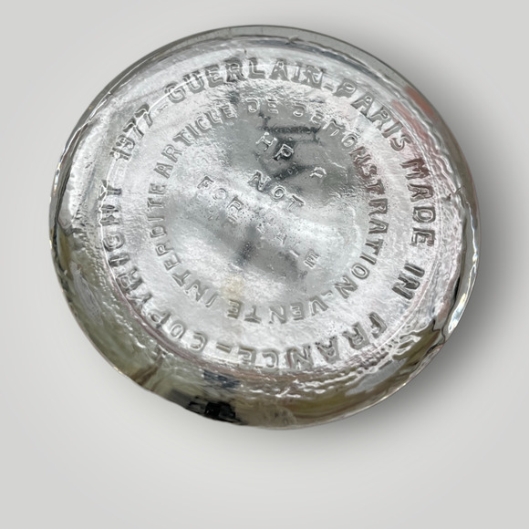 Vintage 1977 Guerlain Shalimar Bottle Only Tester Made in France - Picture 4 of 5